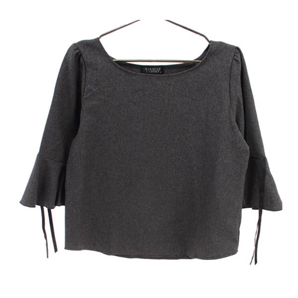 [MIRACLE CLOSET]   폴리  1/2 탑( MADE IN JAPAN )[SIZE : WOMEN M]