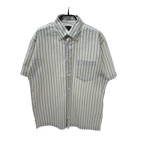 [BURBERRY]   코튼혼방 반팔 셔츠( MADE IN JAPAN )[SIZE : MEN L]