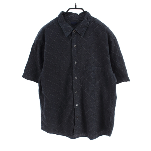 [BEAMS]   코튼 반팔 셔츠( MADE IN JAPAN )[SIZE : MEN L]