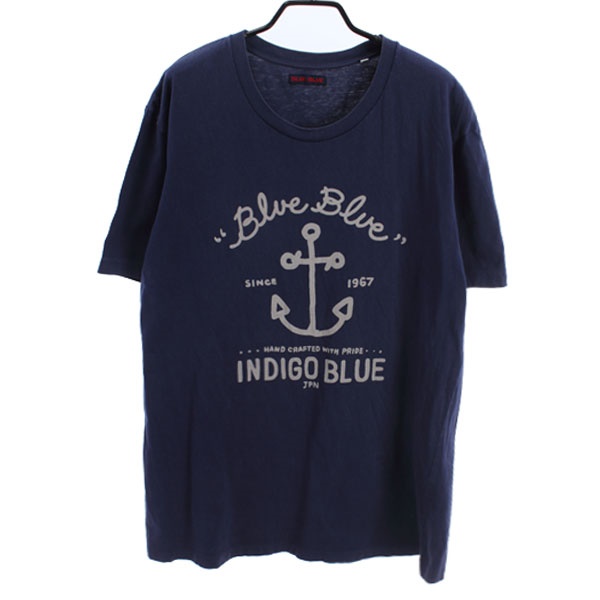 [BLUE BLUE]   코튼 반팔 티셔츠( MADE IN JAPAN )[SIZE : MEN XL]