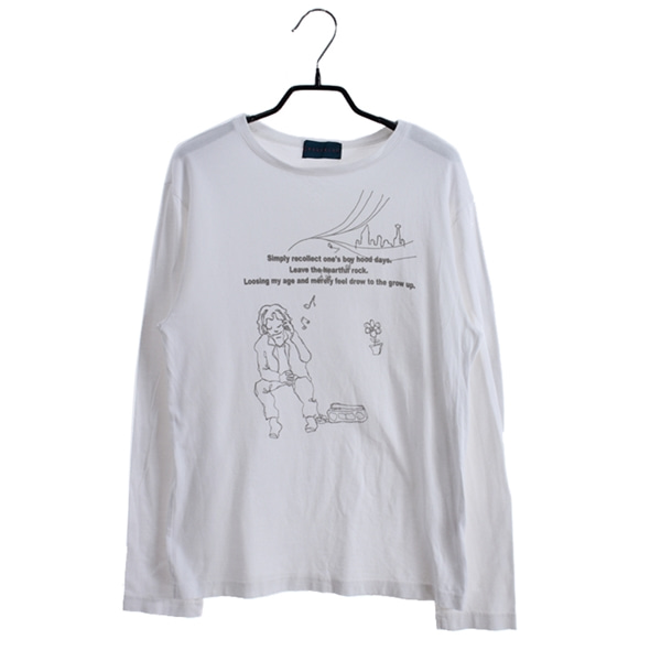 [RAGEBLUE]   코튼 티셔츠( MADE IN JAPAN )[SIZE : MEN M]