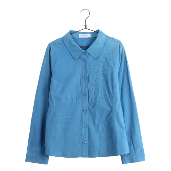 [LAPINE ROUGE]   폴리  스웨이드 셔츠( MADE IN JAPAN )[SIZE : WOMEN L]