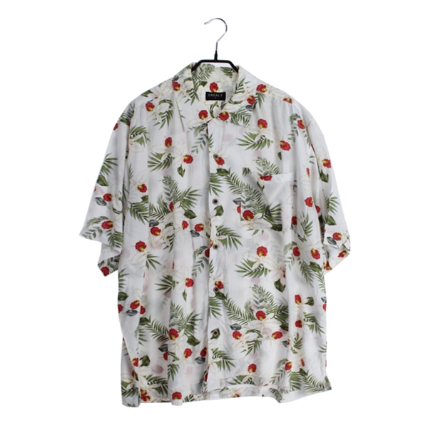 [CREALY]   레이온 하와이안 반팔 셔츠[SIZE : MEN XL]