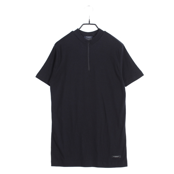 [BURBERRY]   코튼 하프 집업 반팔 티셔츠( MADE IN JAPAN )[SIZE : MEN M]