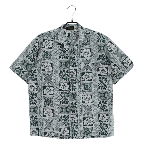 [ROYAL CREATIONS]   코튼 하와이안 반팔 셔츠( MADE IN HAWAII )[SIZE : MEN L]