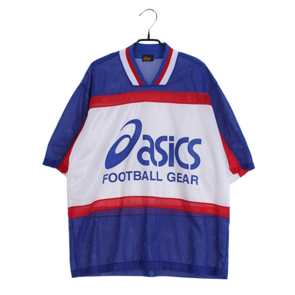[ASICS]   폴리 반팔 풋볼 유니폼 티셔츠( MADE IN JAPAN )[SIZE : MEN XL]