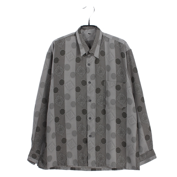 [UNKNOWN]   폴리 패턴 셔츠( MADE IN JAPAN )[SIZE : MEN L]
