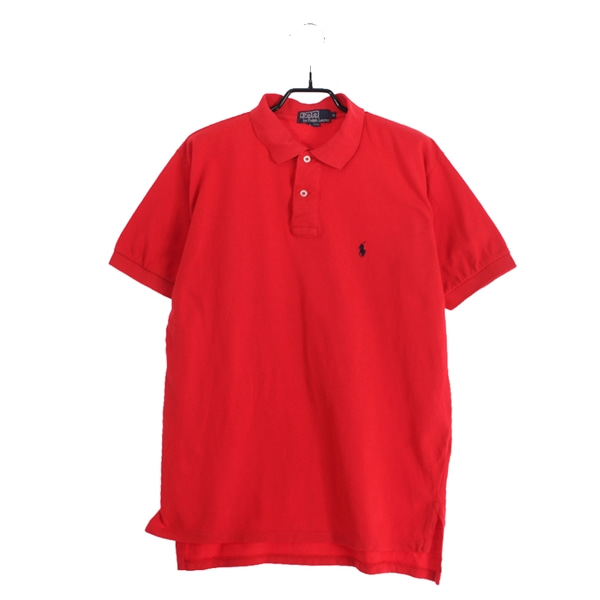 [POLO BY RALPH LAUREN]   코튼 반팔 피케 셔츠( MADE IN USA )[SIZE : MEN S]