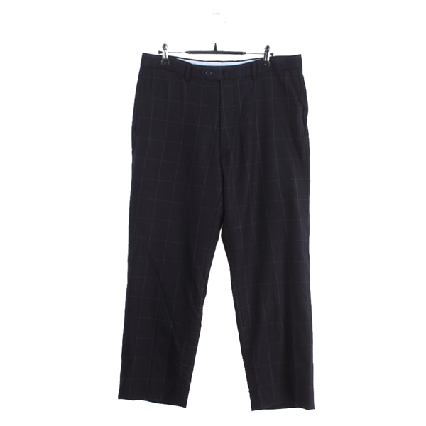[MITSUMINE]   울 100% 체크 팬츠( MADE IN JAPAN )[SIZE : MEN 33]
