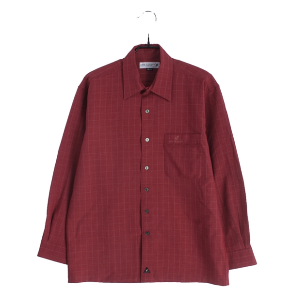 [LYLE&amp;SCOTT]   폴리 혼방 체크 셔츠( MADE IN JAPAN )[SIZE : MEN M]
