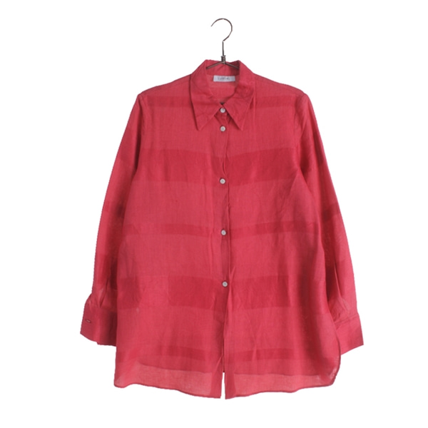 [GIBIERRE DONNA]   린넨 혼방 셔츠( MADE IN ITALY )[SIZE : WOMEN L]