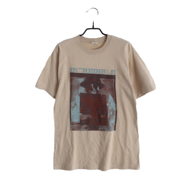 [INCREDIBLE]   코튼 반팔 티셔츠( MADE IN JAPAN )[SIZE : MEN M]