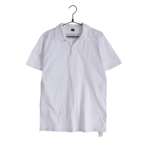 [NIGEL CABOURN]   코튼 반팔 카라 티셔츠( MADE IN JAPAN )[SIZE : MEN M]