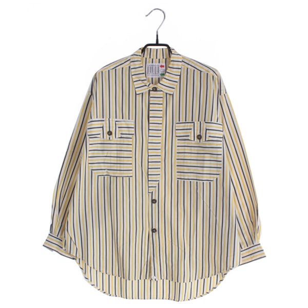 [LAVAGGIO]   코튼 스트라이프 셔츠( MADE IN JAPAN )[SIZE : MEN XL]