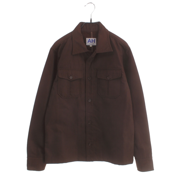 [ABAHOUSE]   나일론+울 혼방 셔츠형 재킷( MADE IN JAPAN )[SIZE : MEN M]