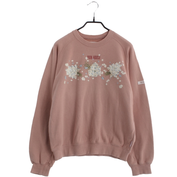 [PINK HOUSE]   코튼 맨투맨 탑( MADE IN JAPAN )[SIZE : WOMEN L]