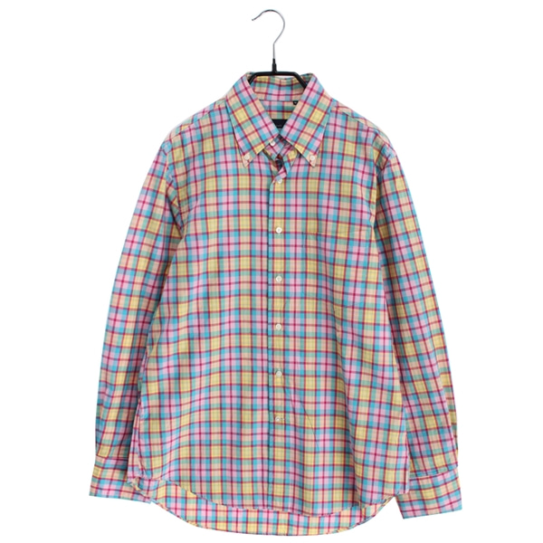 [SHIPS]   코튼 체크 셔츠( MADE IN JAPAN )[SIZE : MEN L]