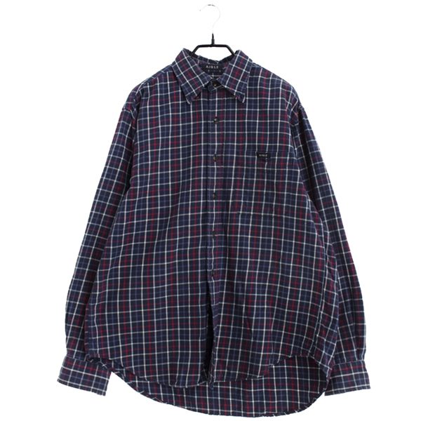 [AIGLE]   코튼 체크패턴 셔츠( MADE IN JAPAN )[SIZE : MEN M]