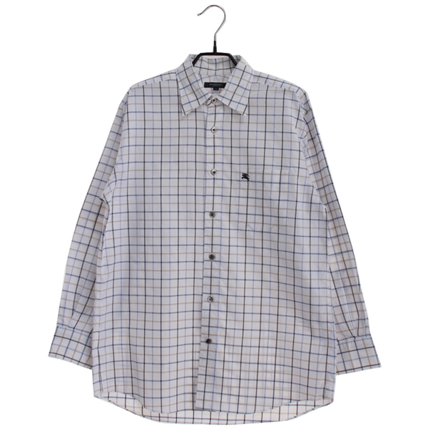 [BURBERRY]   코튼 윈도우체크 셔츠( MADE IN JAPAN )[SIZE : MEN L]