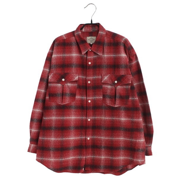 [FUSE]   코튼 혼방 체크 셔츠( MADE IN JAPAN )[SIZE : MEN XL]