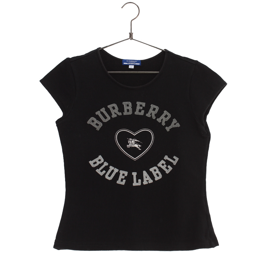 [BURBERRY]   코튼 반팔 티셔츠( MADE IN JAPAN )[SIZE : WOMEN M]