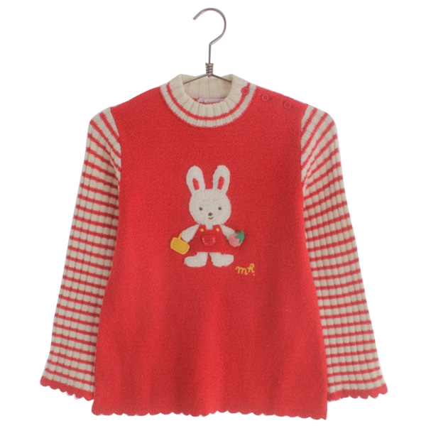 [MIKIHOUSE]   울 혼방 니트( MADE IN JAPAN )[SIZE : WOMEN KIDS 120]