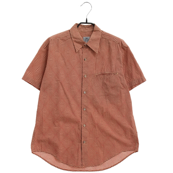 [KHS]   코튼 패턴 반팔 셔츠[SIZE : MEN M]