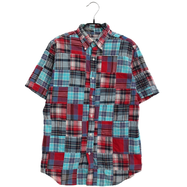 [UNITED ARROWS]   코튼 패턴 반팔 셔츠( MADE IN JAPAN )[SIZE : MEN M]
