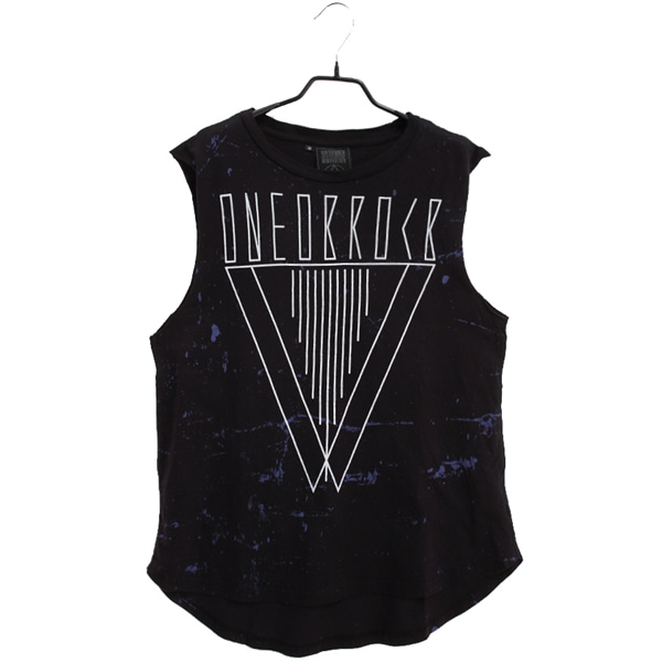 [ONE OK ROCK]   코튼 프린팅 민소매 티셔츠[SIZE : MEN M]
