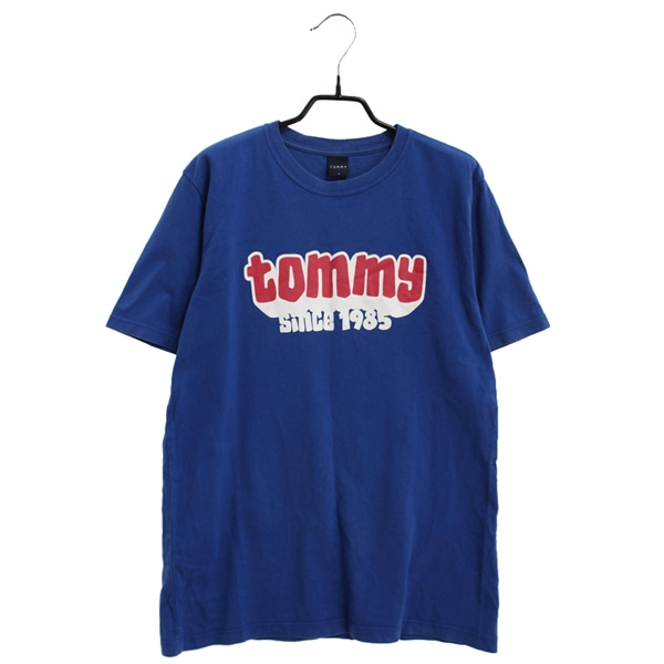 [TOMMY]   코튼 프린팅 반팔 티셔츠( MADE IN JAPAN )[SIZE : MEN M]