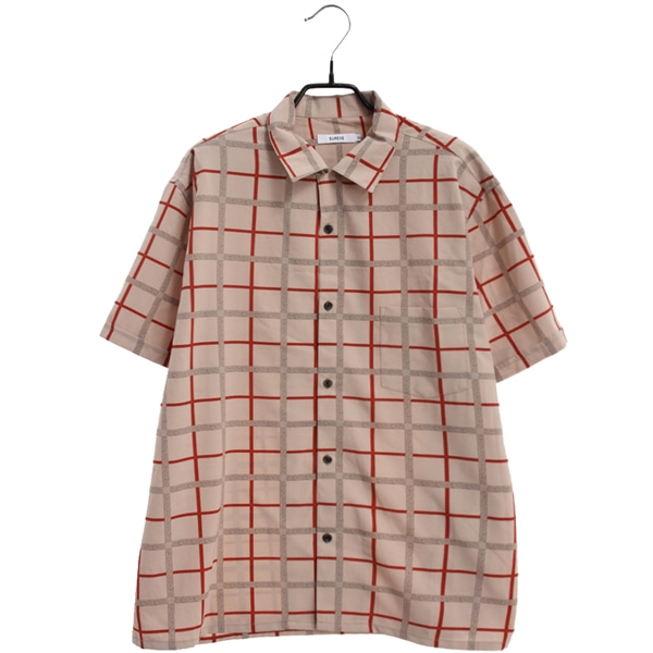 [SUREVE]   폴리 혼방 패턴 반팔 셔츠[SIZE : MEN XL]