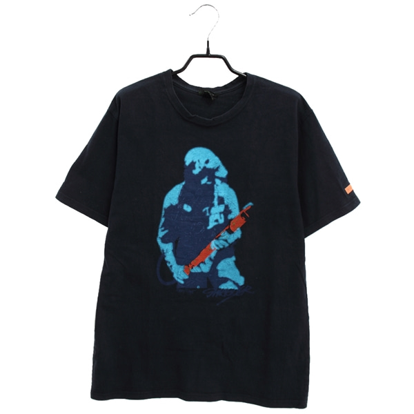 [UNKOWN]   코튼 프린팅 반팔 티셔츠( MADE IN JAPAN )[SIZE : MEN S]