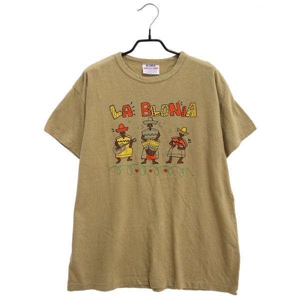 [BLONIA]   코튼 프린팅 반팔 티셔츠( MADE IN JAPAN )[SIZE : MEN L]