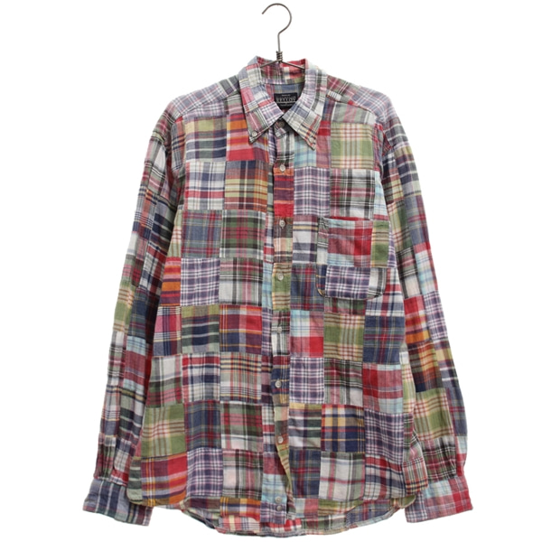 [RELLOY]   코튼 체크 패턴 셔츠( MADE IN JAPAN )[SIZE : MEN L]