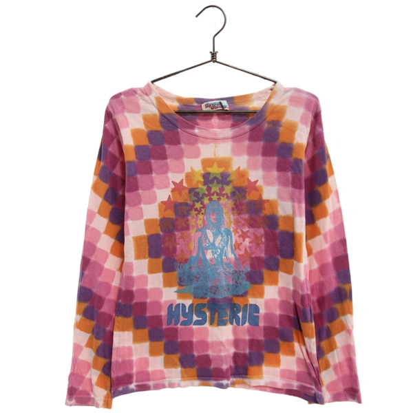[HYSTERIC GLAMOUR]   코튼 패턴 롱 슬리브( MADE IN JAPAN )[SIZE : WOMEN S]