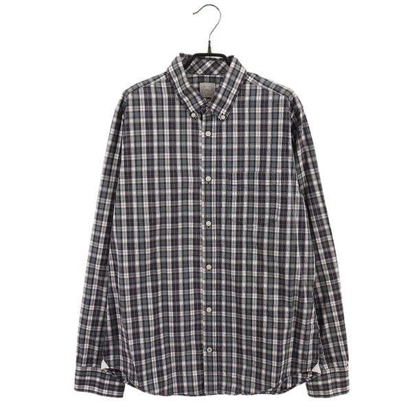 [GAP]   코튼 체크 패턴 셔츠( MADE IN JAPAN )[SIZE : MEN M]