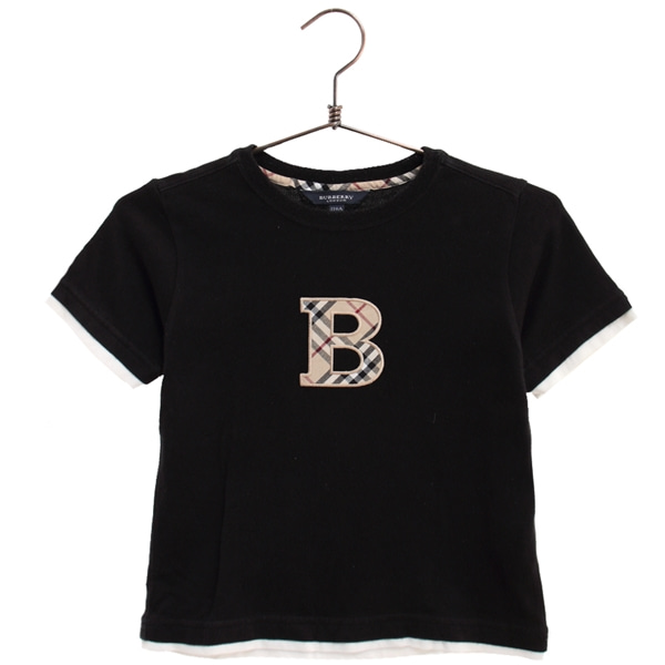 [BURBERRY]   코튼 반팔 티셔츠( MADE IN JAPAN )[SIZE : WOMEN KIDS 110]
