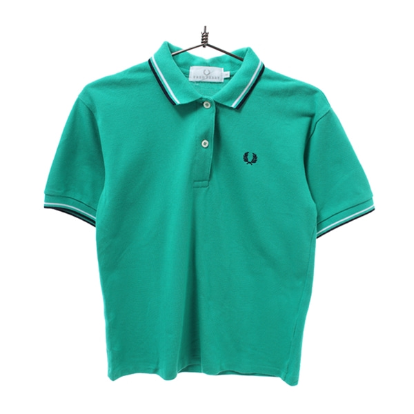 [FRED PERRY]   코튼 반팔 카라 티셔츠( MADE IN JAPAN )[SIZE : WOMEN M]
