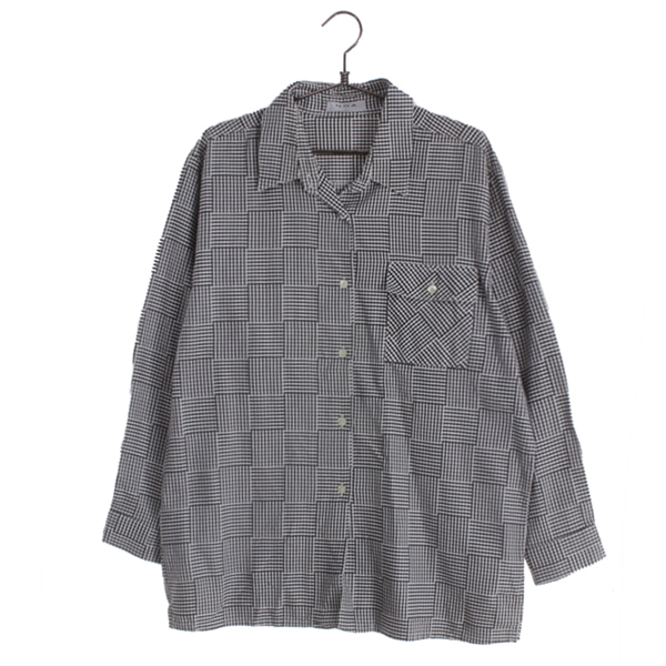 [NOA]   코튼 체크 셔츠( MADE IN JAPAN )[SIZE : WOMEN L]