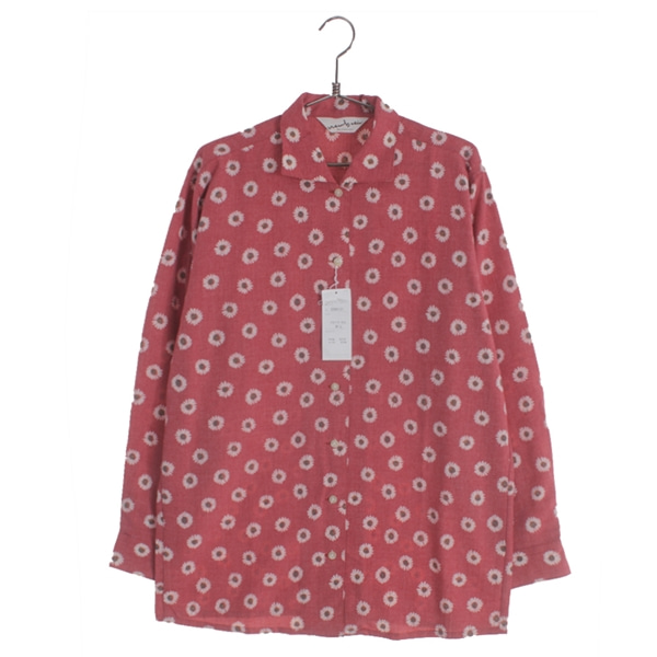 [BELLE MAISON]   폴리 혼방 플라워패턴 셔츠( MADE IN JAPAN )[SIZE : WOMEN M-L]