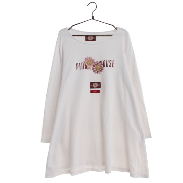 [PINK HOUSE]   코튼 롱 슬리브( MADE IN JAPAN )[SIZE : WOMEN XL]