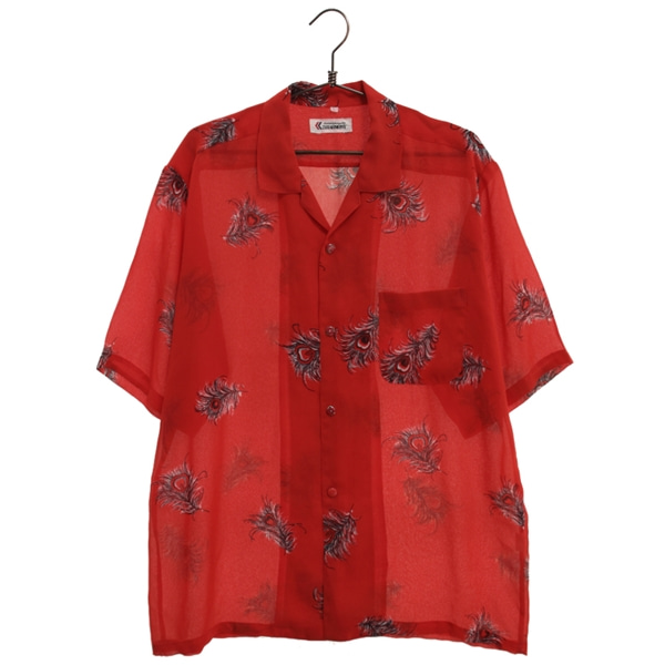 [3HARMONY]   폴리 혼방 패턴 반팔 셔츠[SIZE : MEN L]