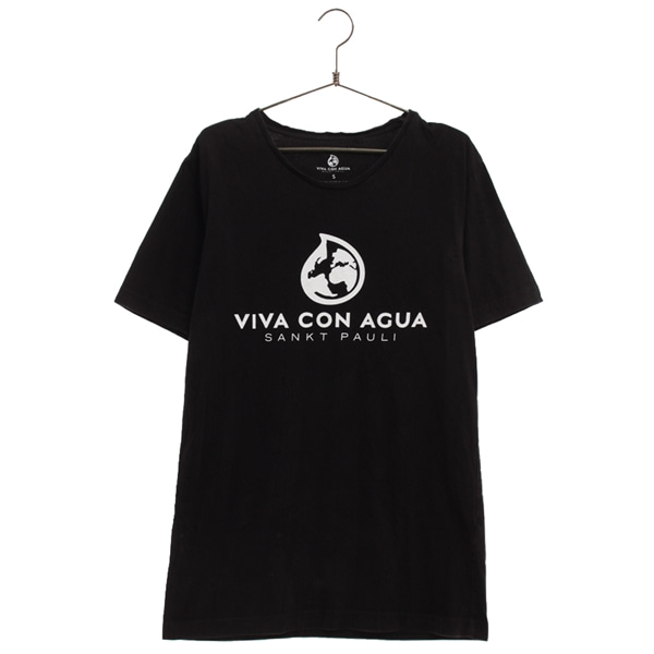 [VIVA CON AGUA]   코튼 프린팅 반팔 티셔츠( MADE IN PORTUGAL )[SIZE : MEN S]