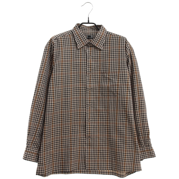 [DAKS]   코튼 체크 패턴 셔츠( MADE IN JAPAN )[SIZE : MEN L]