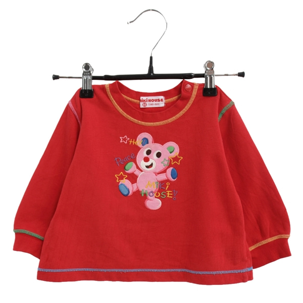 [MIKI HOUSE]   코튼 롱 슬리브( MADE IN JAPAN )[SIZE : UNISEX KIDS 80]