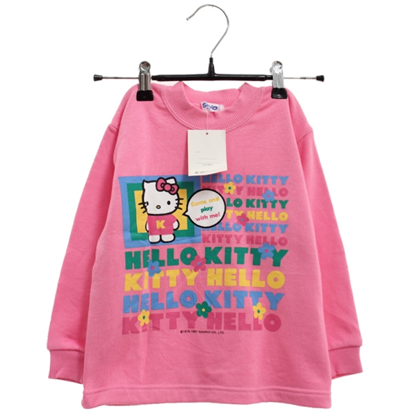 [HELLO KITTY]   코튼 스웻 셔츠( MADE IN JAPAN )[SIZE : WOMEN KIDS 100]
